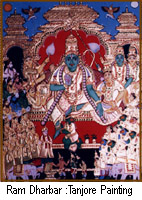 Sri Ram Darbar, Tanjore Painting