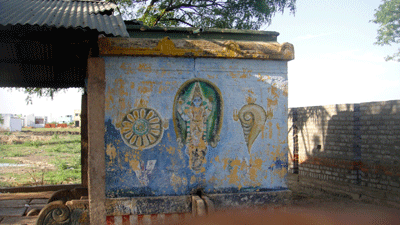 Sri Anjaneya Temple built by Rani Mangamma, Avaniyapuram, Madurai, T Nadu. 
