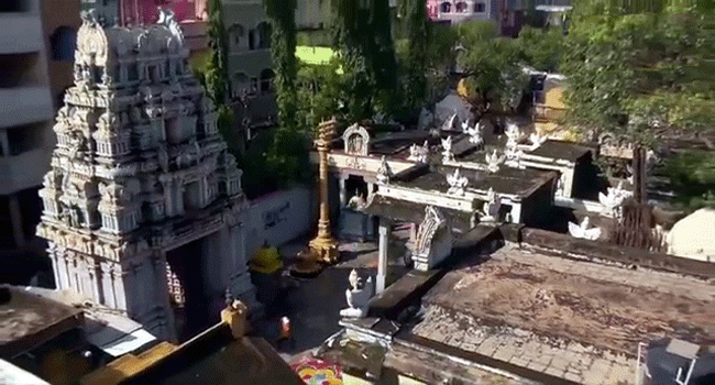 Sri Anjaneya Swamy Temple, Barrack Street, Seven Wells, George Town, Chennai:: courtesy-Pudiya Yugam  