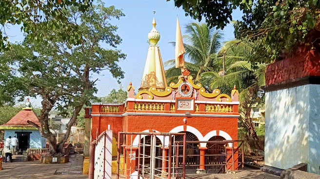 view of Swayambu Mal Maruti Mandir, Belgavi, Karnataka