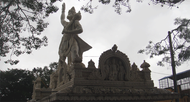 श्री आंजनेय स्वामी मंदिर, सीएमआर मंडी के पास, कोलार, कर्नाटक 
