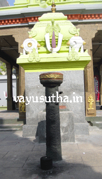 Deepa Stambam of Sri Sitarama Anjaneya Temple, Santhapettai, Gudiyatham, Vellore Dist. Tamil Nadu