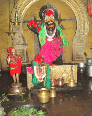 Abhaya hasta Sri Anjaneya, Tirukodikaval, Thanjavur District, Tamil Nadu.