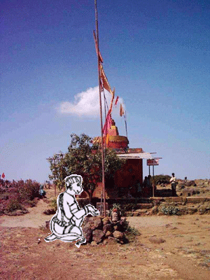 Sri Hanuman Mandir at Anjaneri Moutain top