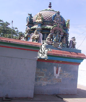 Vimanam of Sri Sanjiviraya temple, Mannachanallur, Trichy,T Nadu