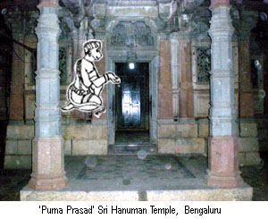 'Purna Prasad' Sri Hanuman Temple, Bengaluru