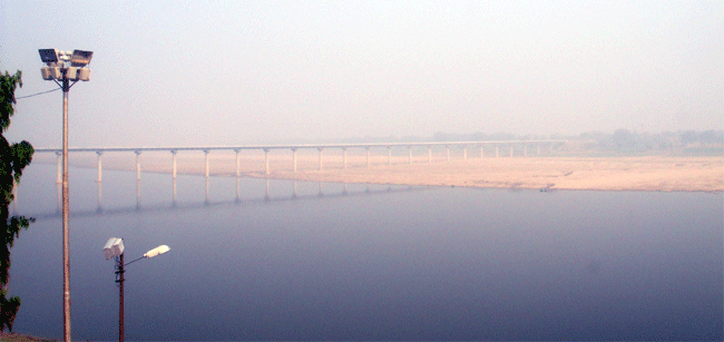 यमुना नदी, राजापुर, चित्रकूट, यूपी  
