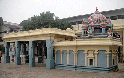 Sri Anjaneya sannidhi of Kothanda Ramar Kovil, Pazhaiya Mambalam, Chennai
