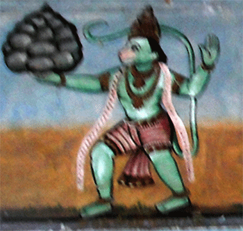 Sri Hanuman of Kothanda Ramar Kovil, Pazhaiya Mambalam, Chennai