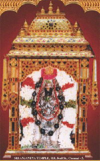 Mukhya Praana [Hanuman], Hanumantharayan Kovil St, Triplicane, Chennai