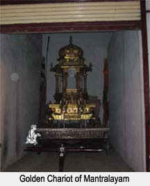 Golden Chariot in Mantralayam 