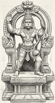 Sri Prasanna Anjaneya, Sri Kothandarama Temple, Ayyampettai, Thanjavur