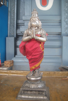 Sri Anjaneya-processional deity, Sri Anjaneya Temple, Broadway, Chennai 