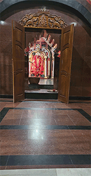 Garbhagraha of Shree Mahabali Hanuman Temple, Imphal