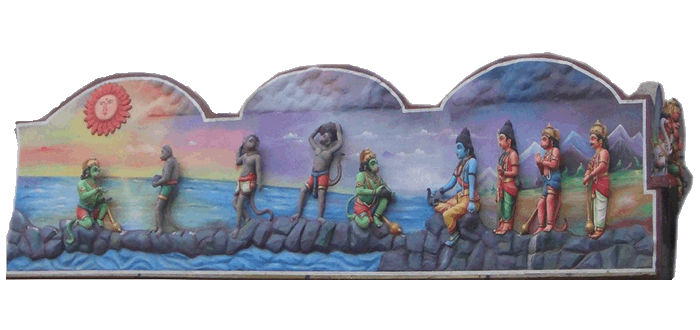Setu Bhandhanam, Shri Gyana Anjenaya [Market Anjaneya] Swami Temple, Malleswaram