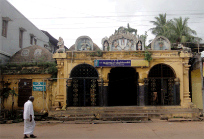 Sri Anjaneya temple, Vennai Thazhi Mandapam, Mannargudi