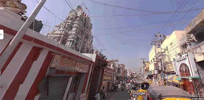 Varadharaja Perumal Temple and Prassana Anjaneya Temple, Salem:: courtesy - Google street view