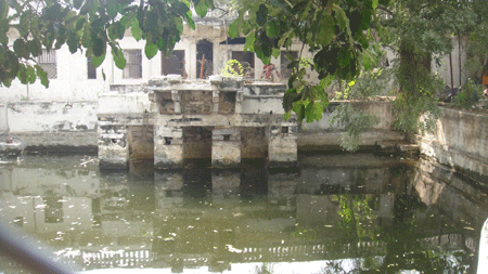 Sudershana puskarini, Sri Sitarambagh temple, Malle Pally, Nampally, near Mehdipatnam, Hyderabad