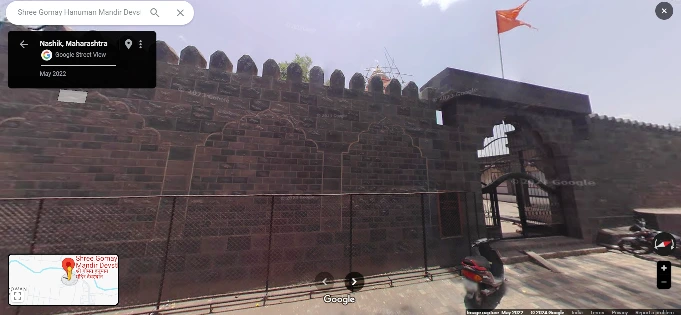 Gomay-Maruti – Sri Samarth Ramdas Mutt, Takli, Nashik, Courtesy:-Google street view