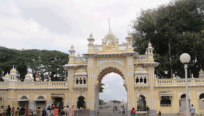 Varaha Gate, south entrance, Mysore Palace