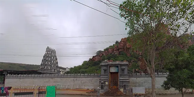 Sri Veera Anjaneya Swamy Temple, Gandi, Cuddapah Dist, Andhra, Courtesy:-Google street view