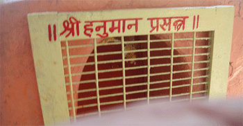 Prasanna Hanuman, Sri Mukhyaprana temple, SRS Math, Shalibanda, Hyderabad, Telangana